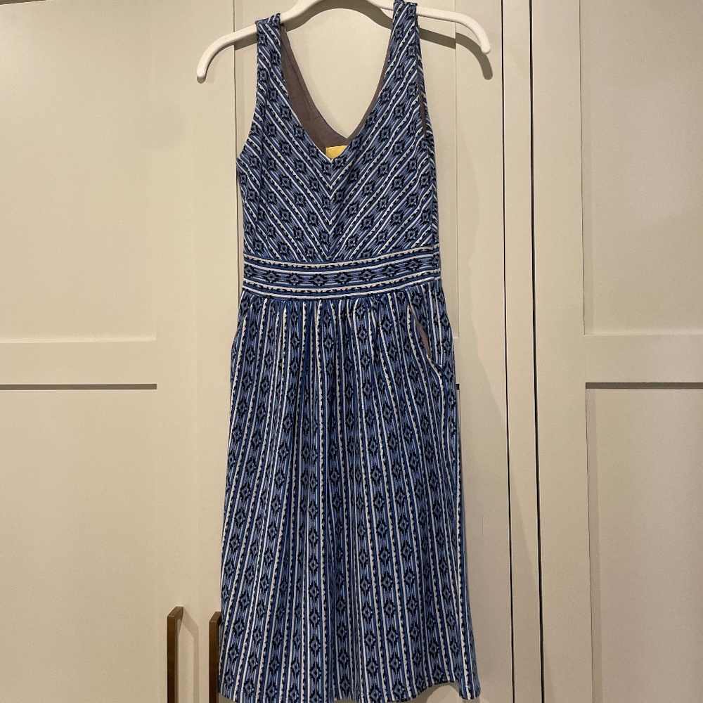 Mauve from Anthropology Blue Dress